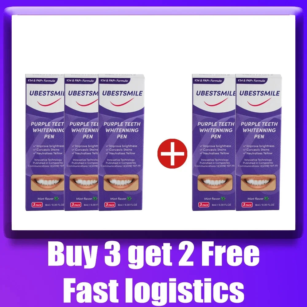 Purple Instant Teeth Whitening Pen
