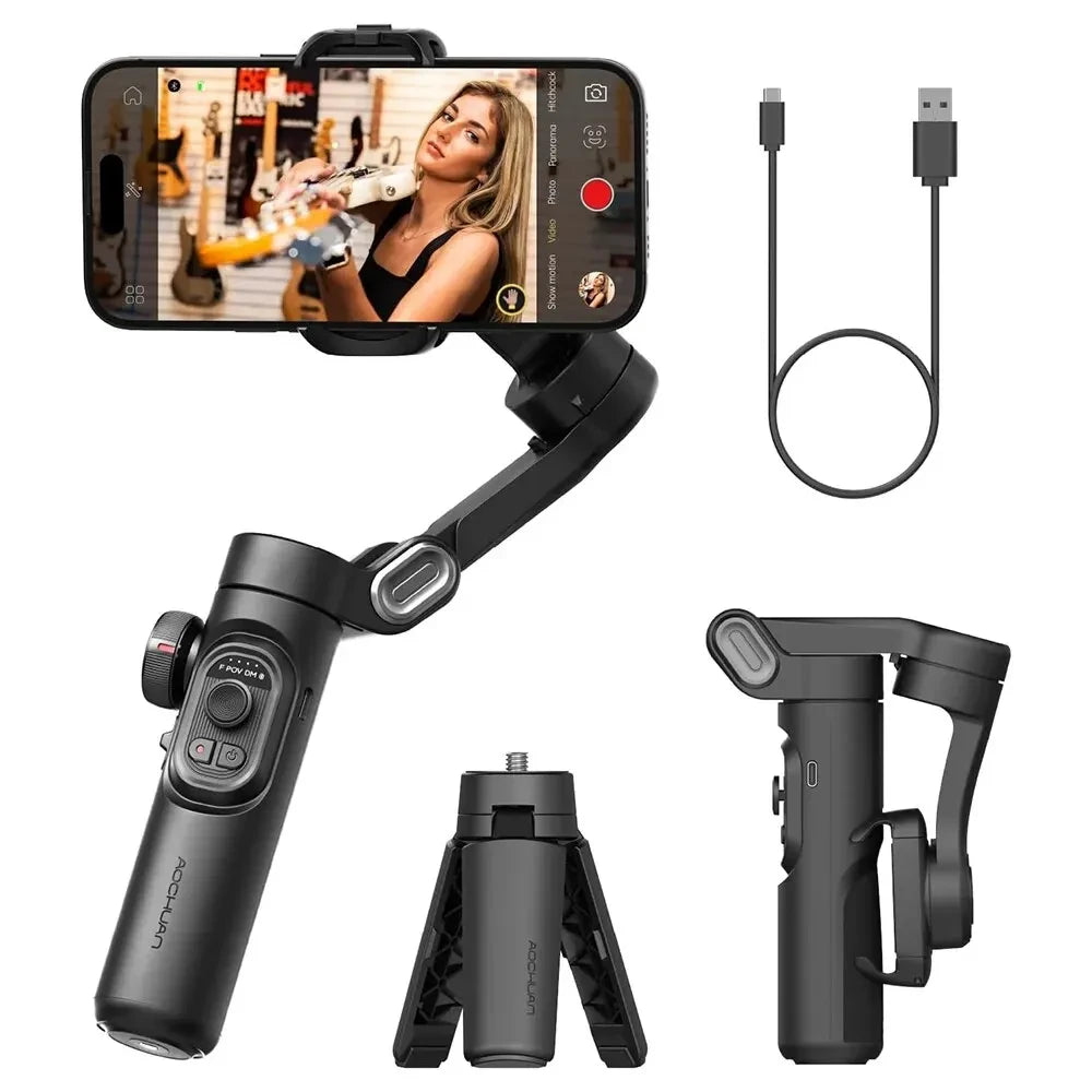 AOCHUAN 3-Axis Handheld Smartphone Gimbal